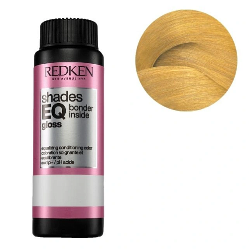 Краска-блеск без аммиака для тонирования и ухода - Redken Shades Eq Gloss Bonder Inside 09GB - Золотисто-бежевый